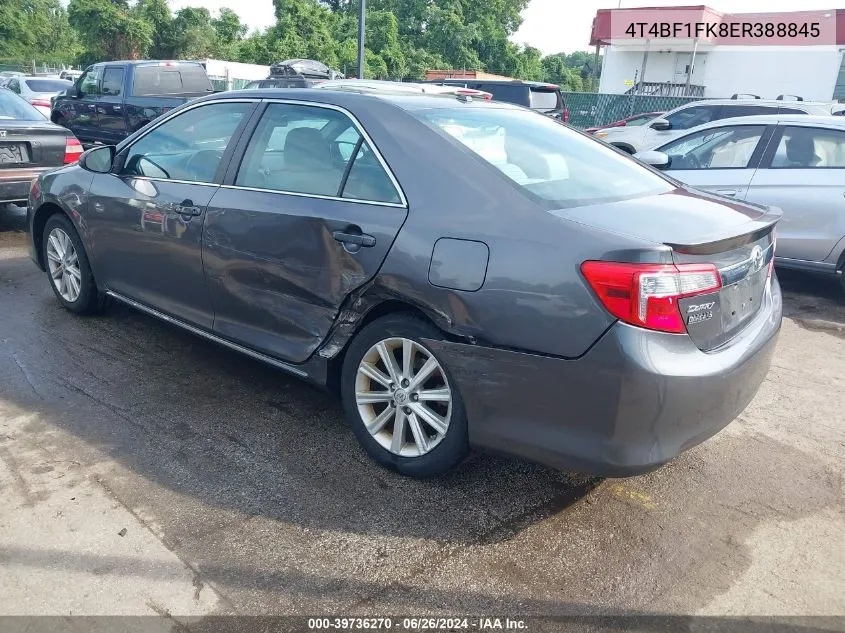 2014 Toyota Camry Xle VIN: 4T4BF1FK8ER388845 Lot: 39736270