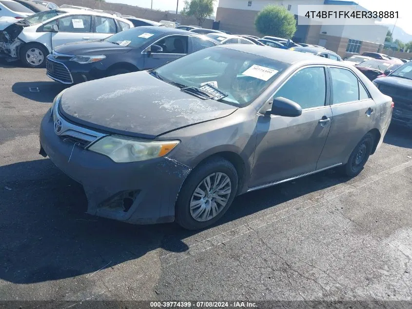 4T4BF1FK4ER338881 2014 Toyota Camry Le