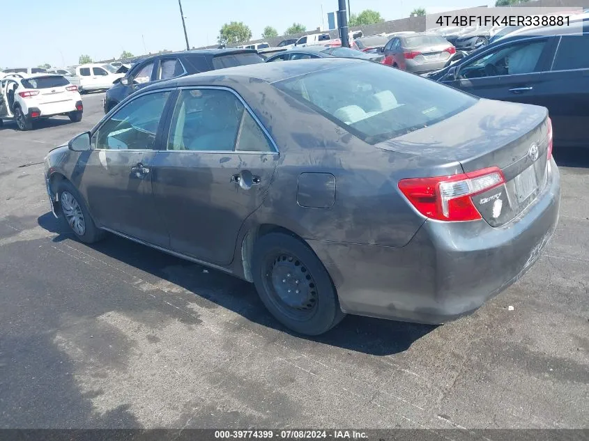 4T4BF1FK4ER338881 2014 Toyota Camry Le