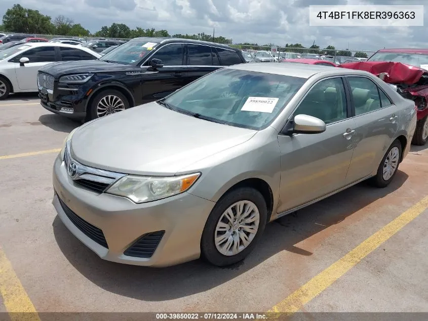 4T4BF1FK8ER396363 2014 Toyota Camry Le