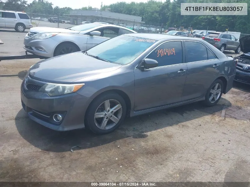 2014 Toyota Camry Se VIN: 4T1BF1FK8EU803057 Lot: 39864104