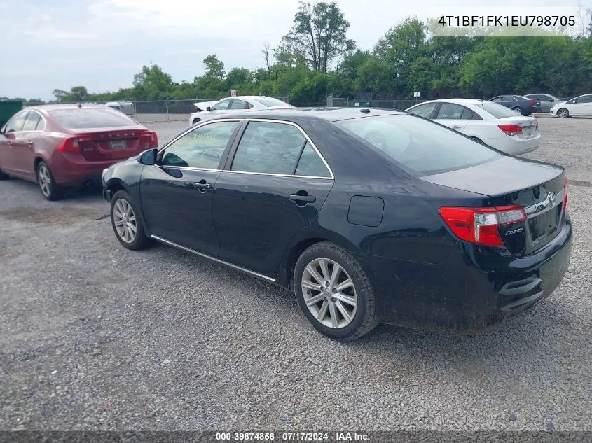 2014 Toyota Camry Xle VIN: 4T1BF1FK1EU798705 Lot: 39874856