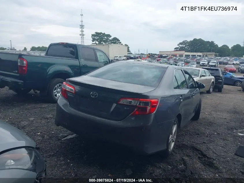 4T1BF1FK4EU736974 2014 Toyota Camry Se