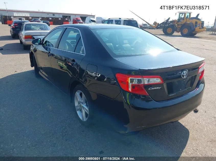 4T1BF1FK7EU318571 2014 Toyota Camry Se