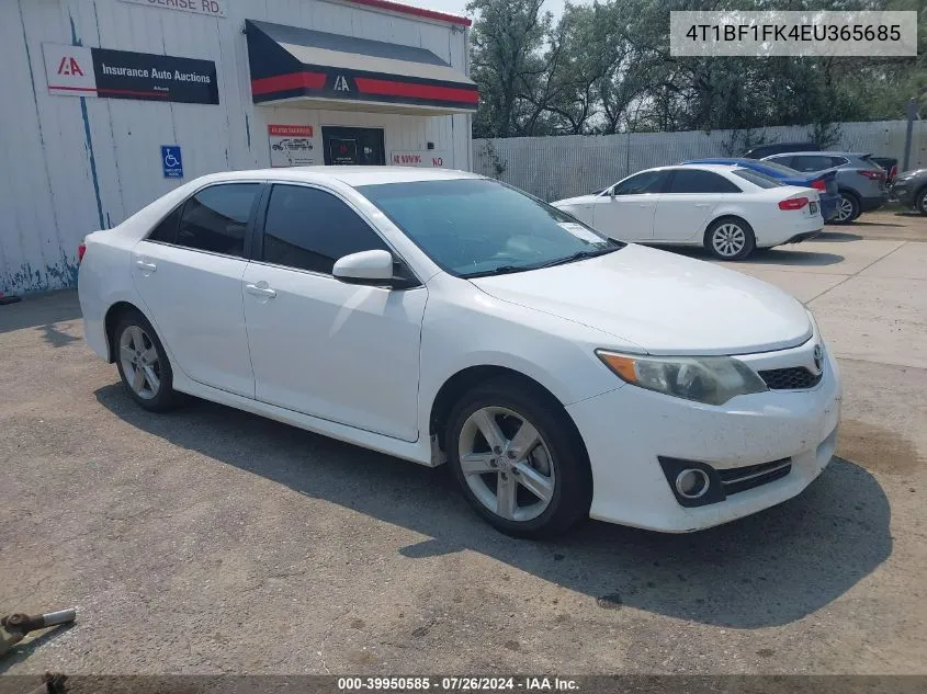 4T1BF1FK4EU365685 2014 Toyota Camry Se