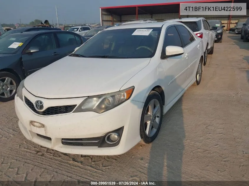 4T1BF1FK1EU422599 2014 Toyota Camry Se