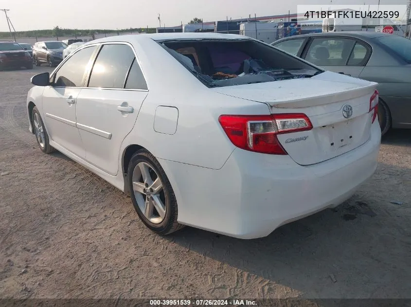 4T1BF1FK1EU422599 2014 Toyota Camry Se