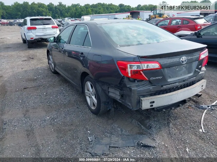 2014 Toyota Camry L/Se/Le/Xle VIN: 4T1BF1FK9EU826461 Lot: 39955681