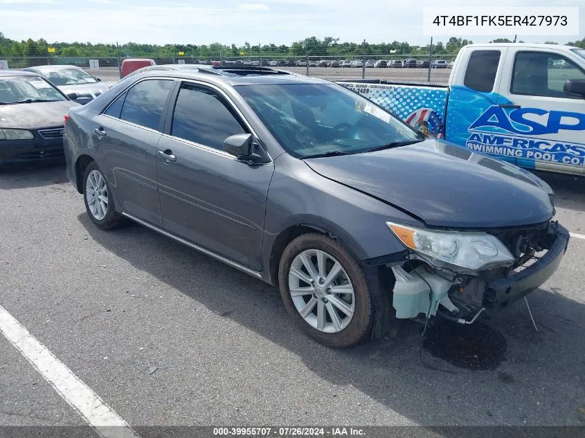 2014 Toyota Camry L/Le/Se/Se Sport/Xle VIN: 4T4BF1FK5ER427973 Lot: 39955707