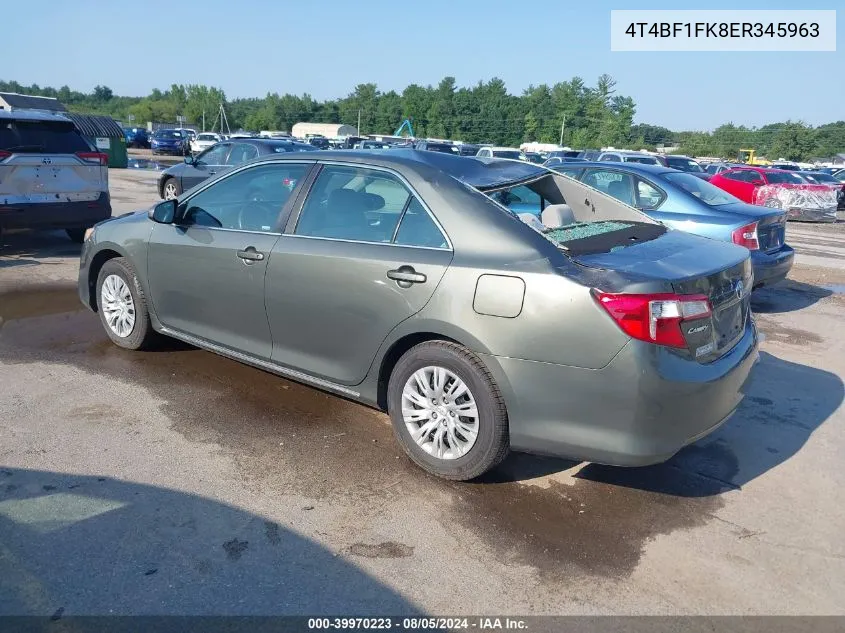 4T4BF1FK8ER345963 2014 Toyota Camry Le