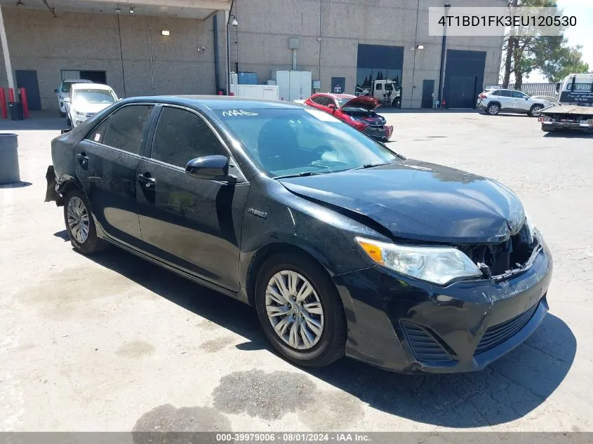 2014 Toyota Camry Hybrid Le VIN: 4T1BD1FK3EU120530 Lot: 39979006