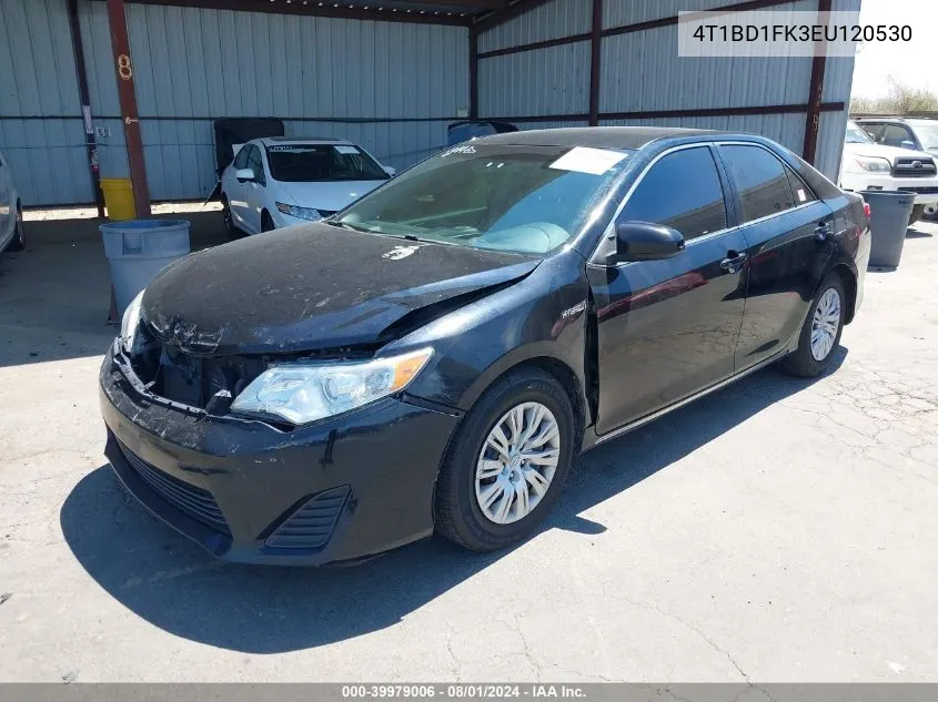 4T1BD1FK3EU120530 2014 Toyota Camry Hybrid Le