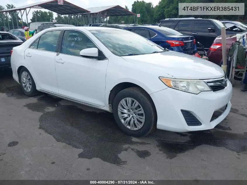 4T4BF1FKXER385431 2014 Toyota Camry Le