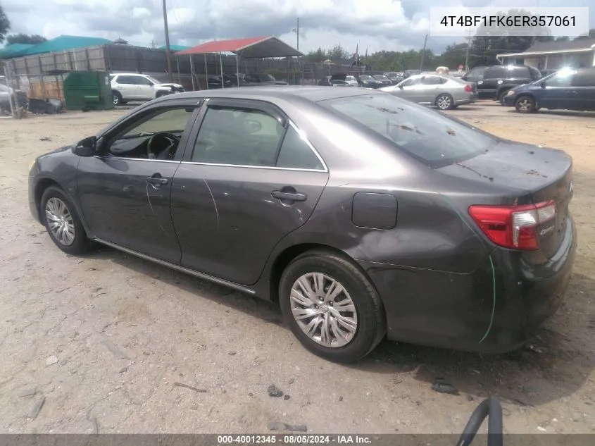 4T4BF1FK6ER357061 2014 Toyota Camry Le