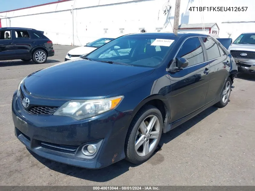 4T1BF1FK5EU412657 2014 Toyota Camry Se