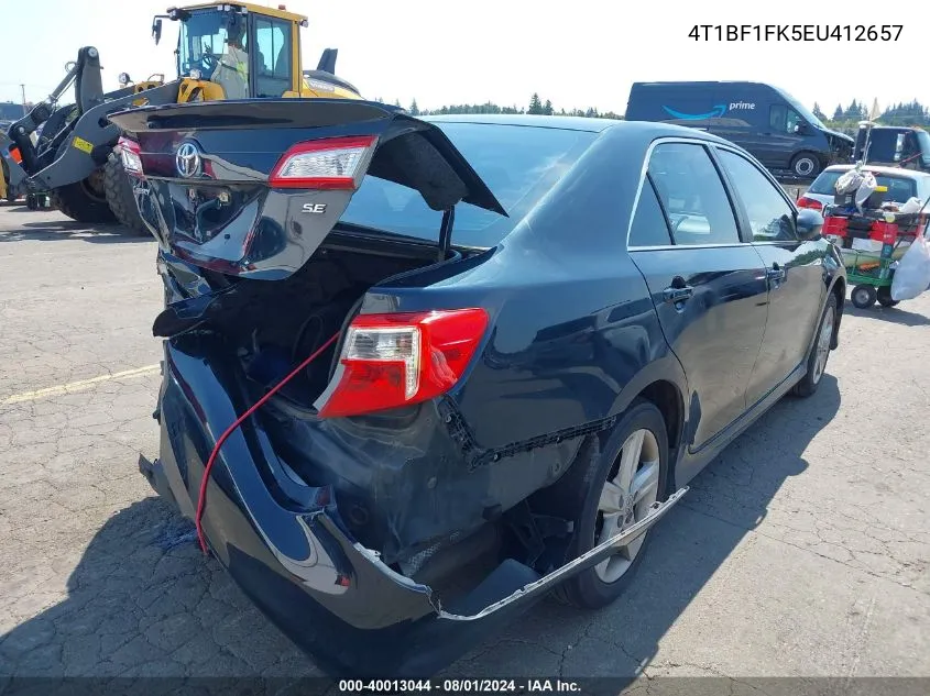 4T1BF1FK5EU412657 2014 Toyota Camry Se