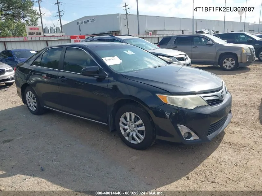 2014 Toyota Camry L/Le/Se/Se Sport/Xle VIN: 4T1BF1FK2EU307087 Lot: 40014646