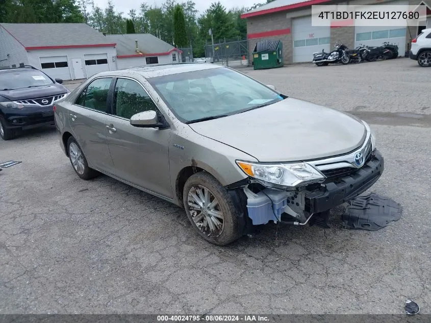 4T1BD1FK2EU127680 2014 Toyota Camry Hybrid Xle