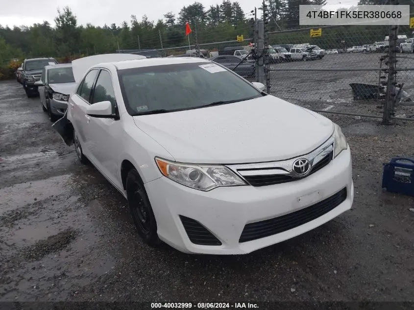 4T4BF1FK5ER380668 2014 Toyota Camry Le