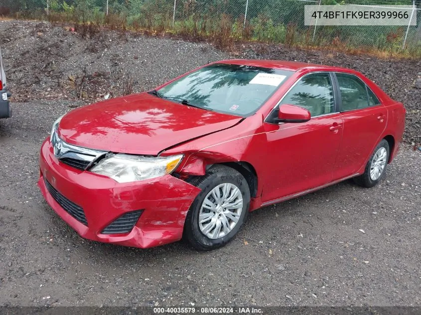 4T4BF1FK9ER399966 2014 Toyota Camry Le