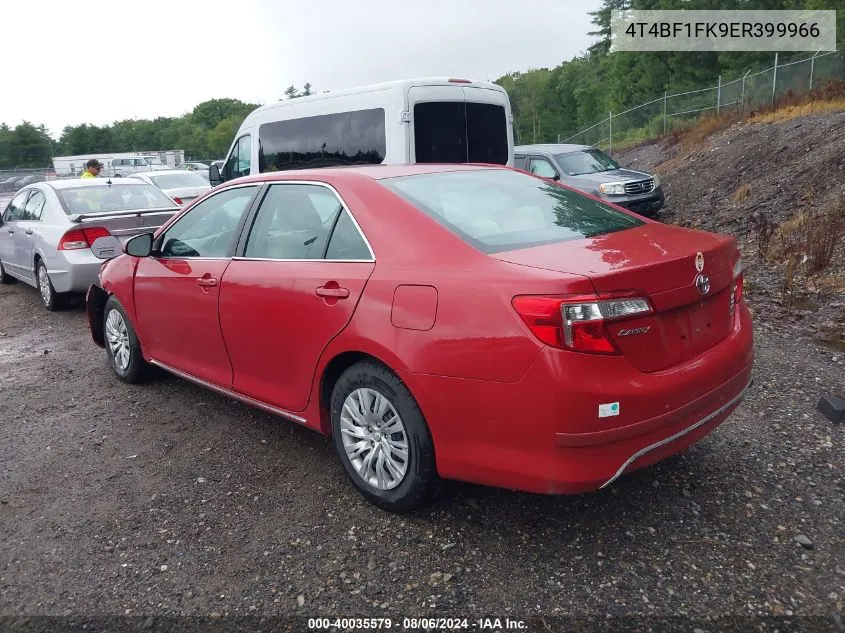 4T4BF1FK9ER399966 2014 Toyota Camry Le