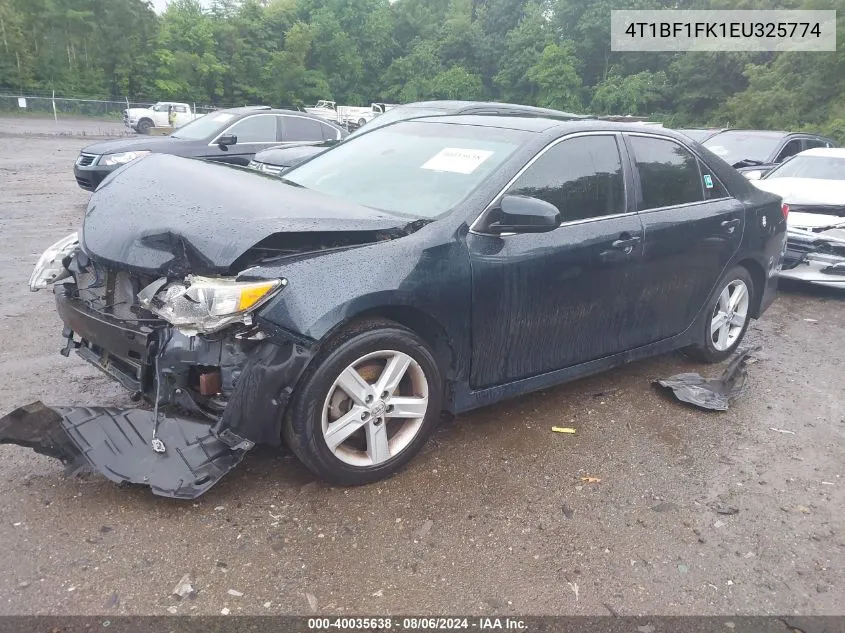 2014 Toyota Camry Se VIN: 4T1BF1FK1EU325774 Lot: 40035638