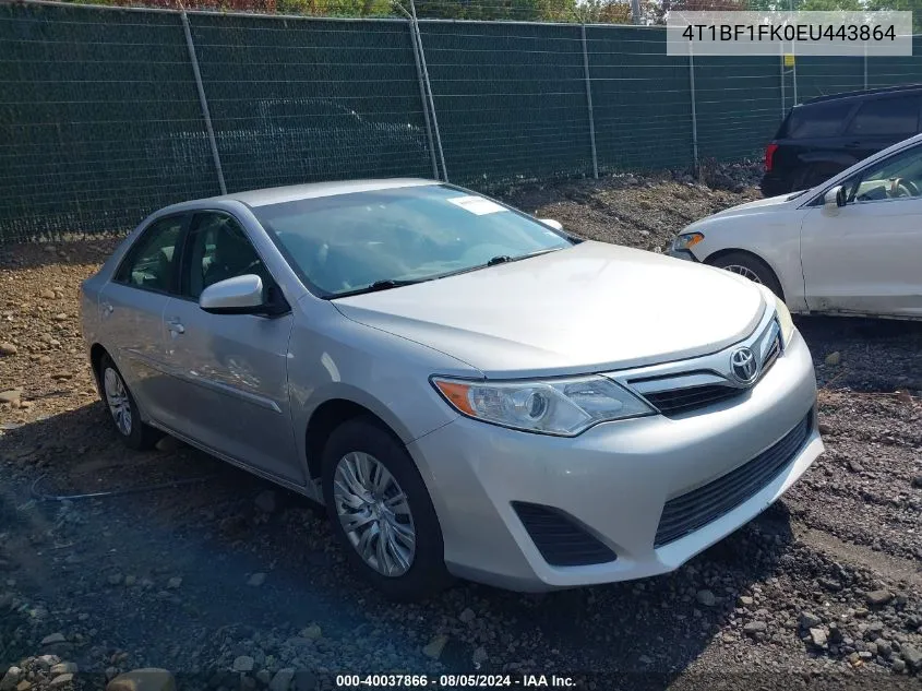 4T1BF1FK0EU443864 2014 Toyota Camry Le