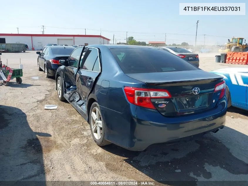 4T1BF1FK4EU337031 2014 Toyota Camry Se