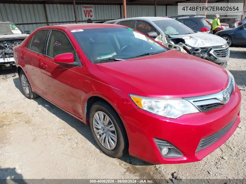 4T4BF1FK7ER402654 2014 Toyota Camry Le