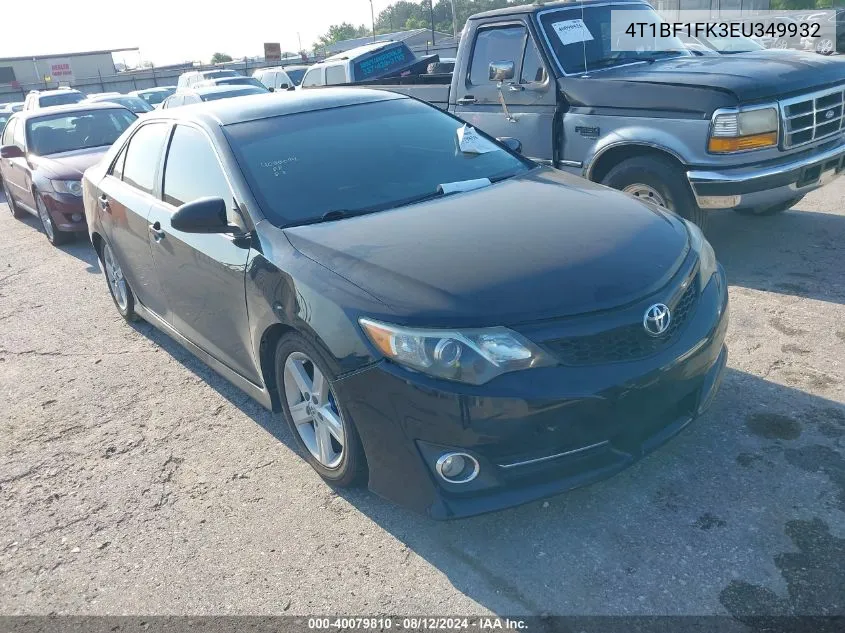 4T1BF1FK3EU349932 2014 Toyota Camry Se