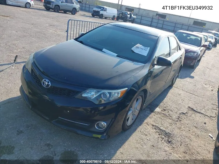 4T1BF1FK3EU349932 2014 Toyota Camry Se