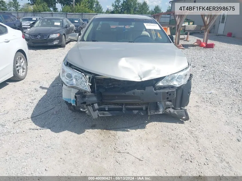 4T4BF1FK4ER398675 2014 Toyota Camry L/Se/Le/Xle