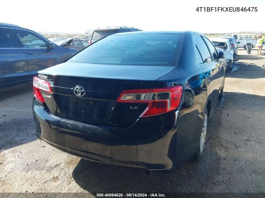 4T1BF1FKXEU846475 2014 Toyota Camry Le