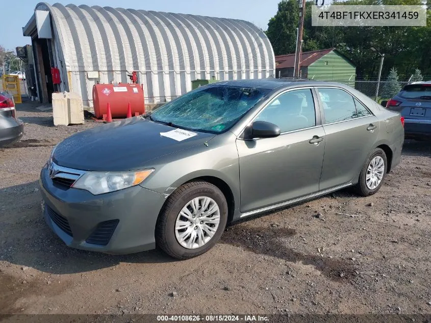 2014 Toyota Camry Le VIN: 4T4BF1FKXER341459 Lot: 40108626