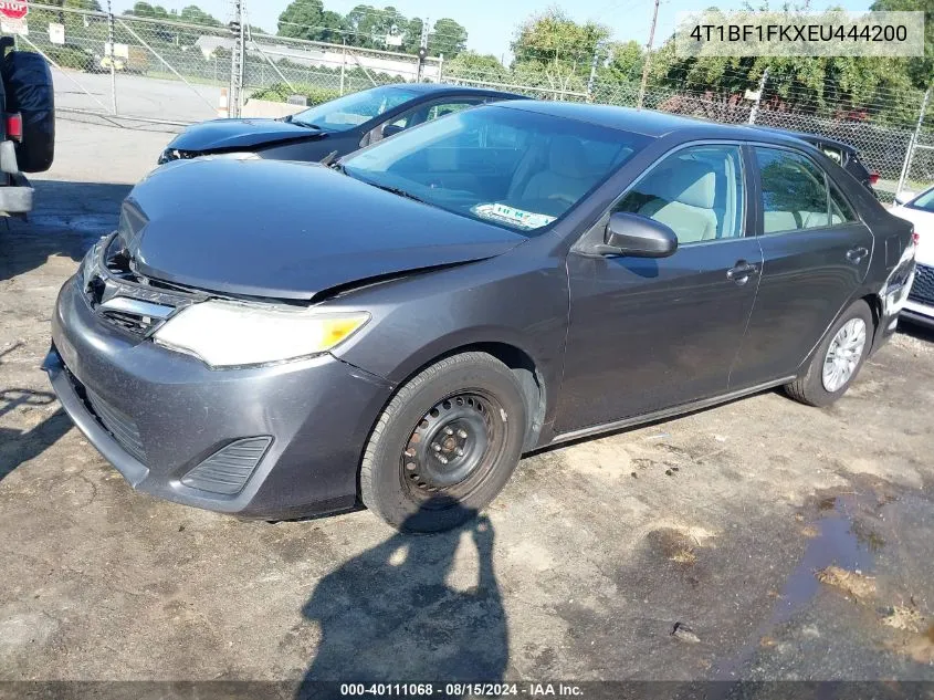 2014 Toyota Camry Le VIN: 4T1BF1FKXEU444200 Lot: 40111068