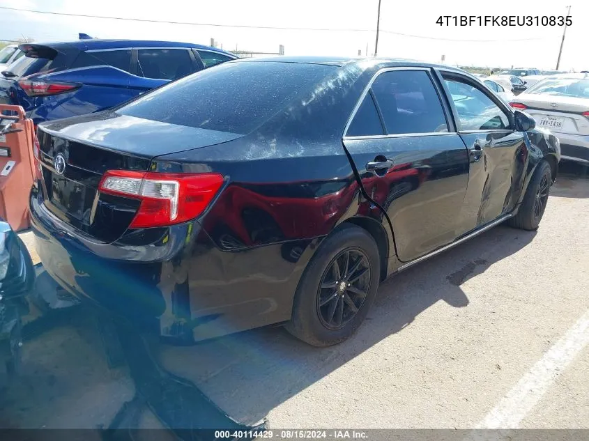 4T1BF1FK8EU310835 2014 Toyota Camry Le