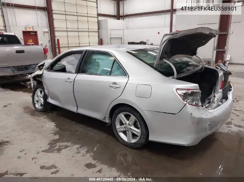 4T1BF1FK4EU358901 2014 Toyota Camry Se