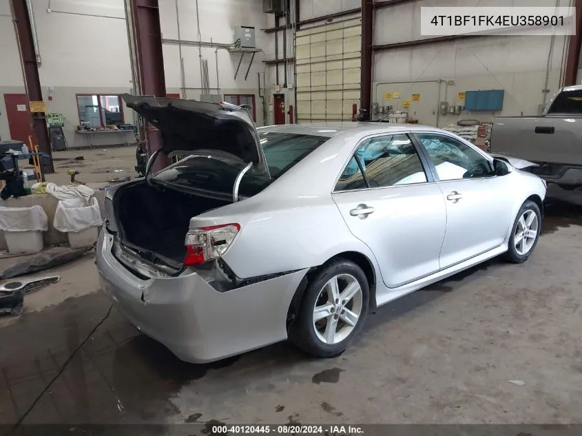 4T1BF1FK4EU358901 2014 Toyota Camry Se