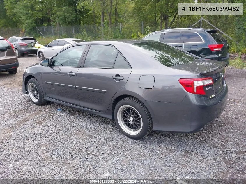 2014 Toyota Camry Se VIN: 4T1BF1FK6EU399482 Lot: 40127999