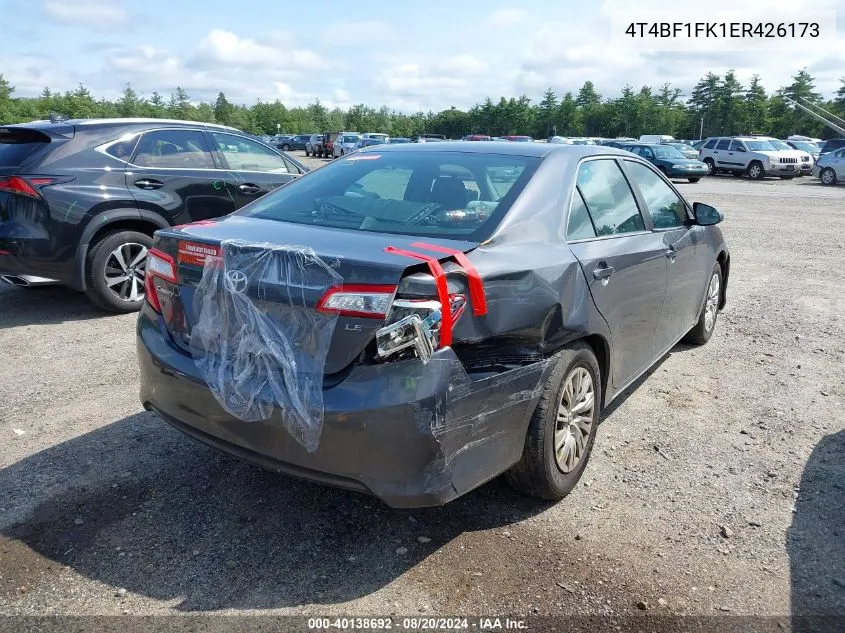 4T4BF1FK1ER426173 2014 Toyota Camry Le