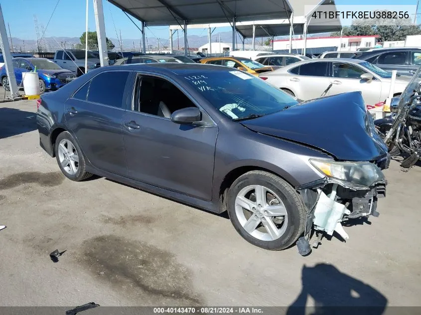 2014 Toyota Camry Se VIN: 4T1BF1FK8EU388256 Lot: 40143470