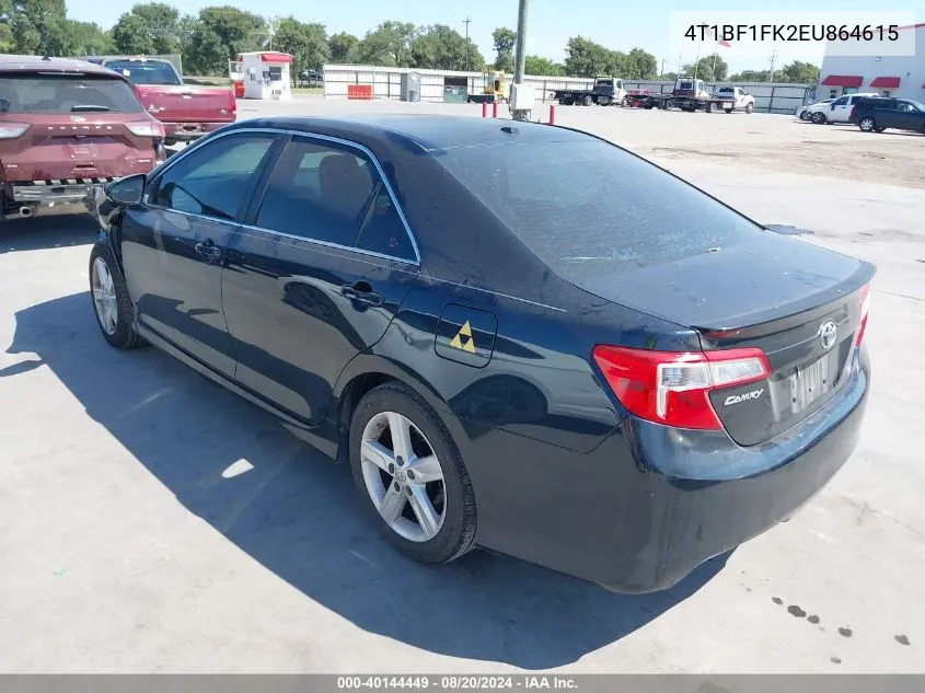 4T1BF1FK2EU864615 2014 Toyota Camry L/Se/Le/Xle