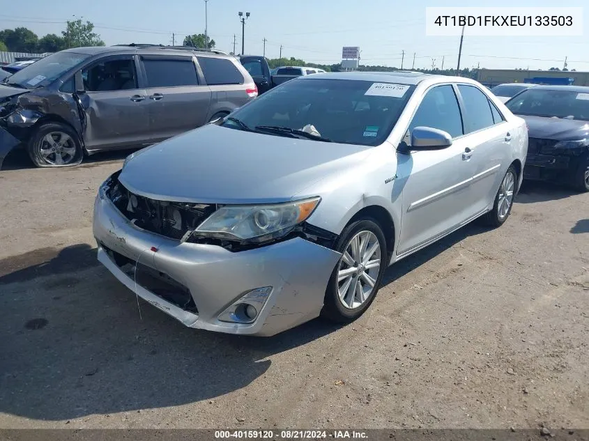 2014 Toyota Camry Hybrid/Le/Xle VIN: 4T1BD1FKXEU133503 Lot: 40159120