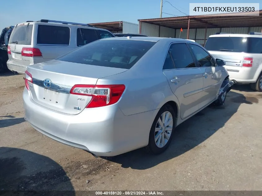 2014 Toyota Camry Hybrid/Le/Xle VIN: 4T1BD1FKXEU133503 Lot: 40159120