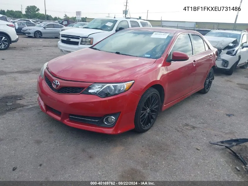 4T1BF1FKXEU731486 2014 Toyota Camry Se