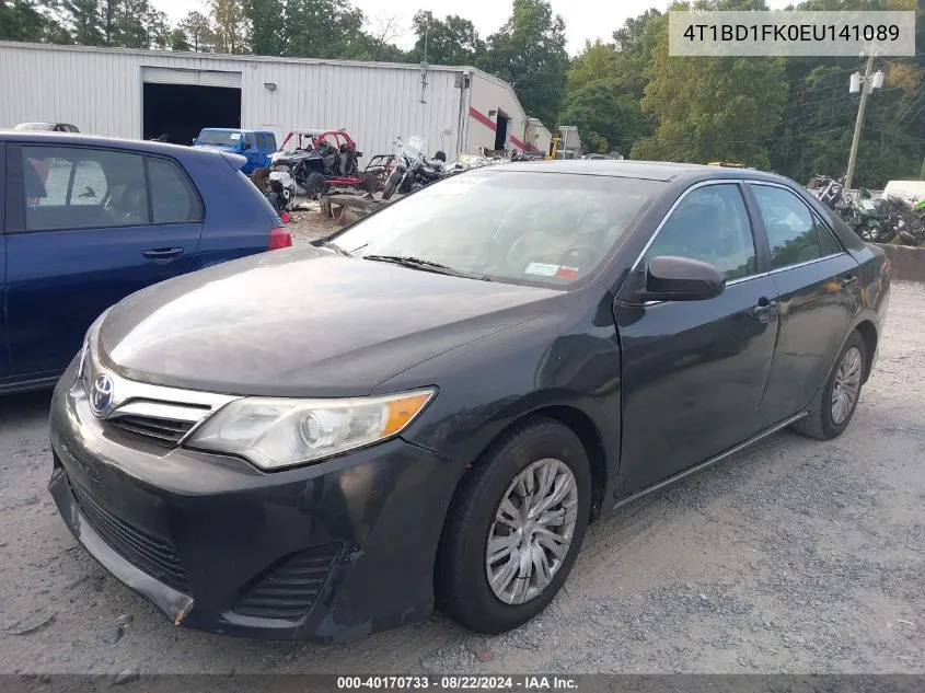 2014 Toyota Camry Hybrid Le VIN: 4T1BD1FK0EU141089 Lot: 40170733