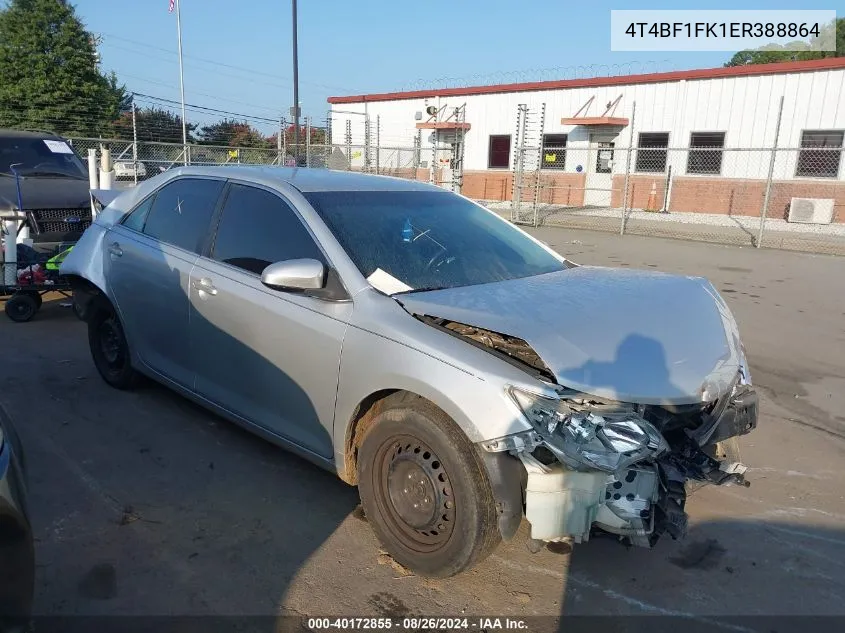 2014 Toyota Camry L VIN: 4T4BF1FK1ER388864 Lot: 40172855