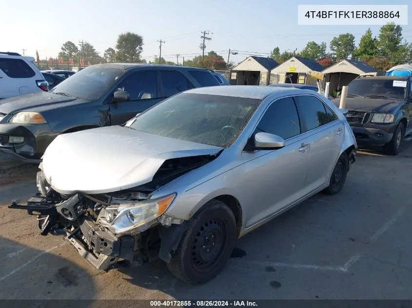 2014 Toyota Camry L VIN: 4T4BF1FK1ER388864 Lot: 40172855