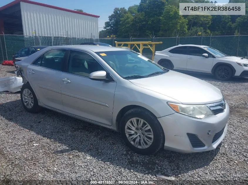 4T4BF1FK2ER386458 2014 Toyota Camry Le