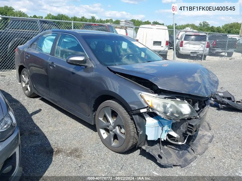 4T1BF1FK0EU400545 2014 Toyota Camry Se Sport